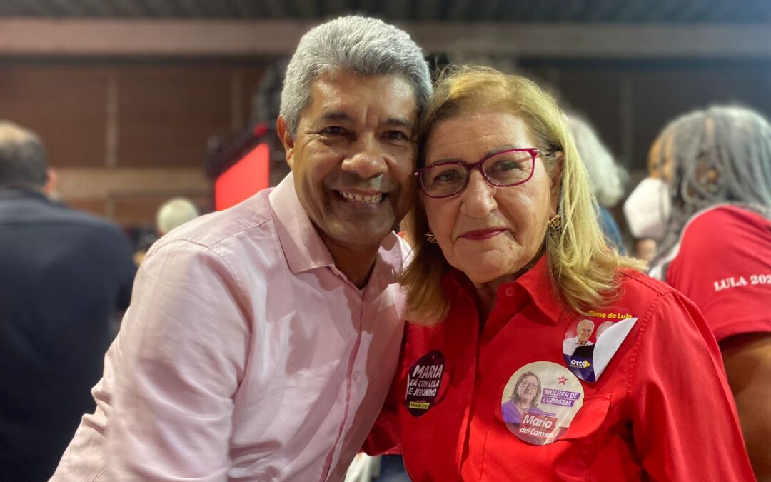 Maria del Carmen confirma a sua pré-candidatura para a Bahia